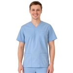 Bluza chirurgiczna bawełna 100% niebieska roz. S